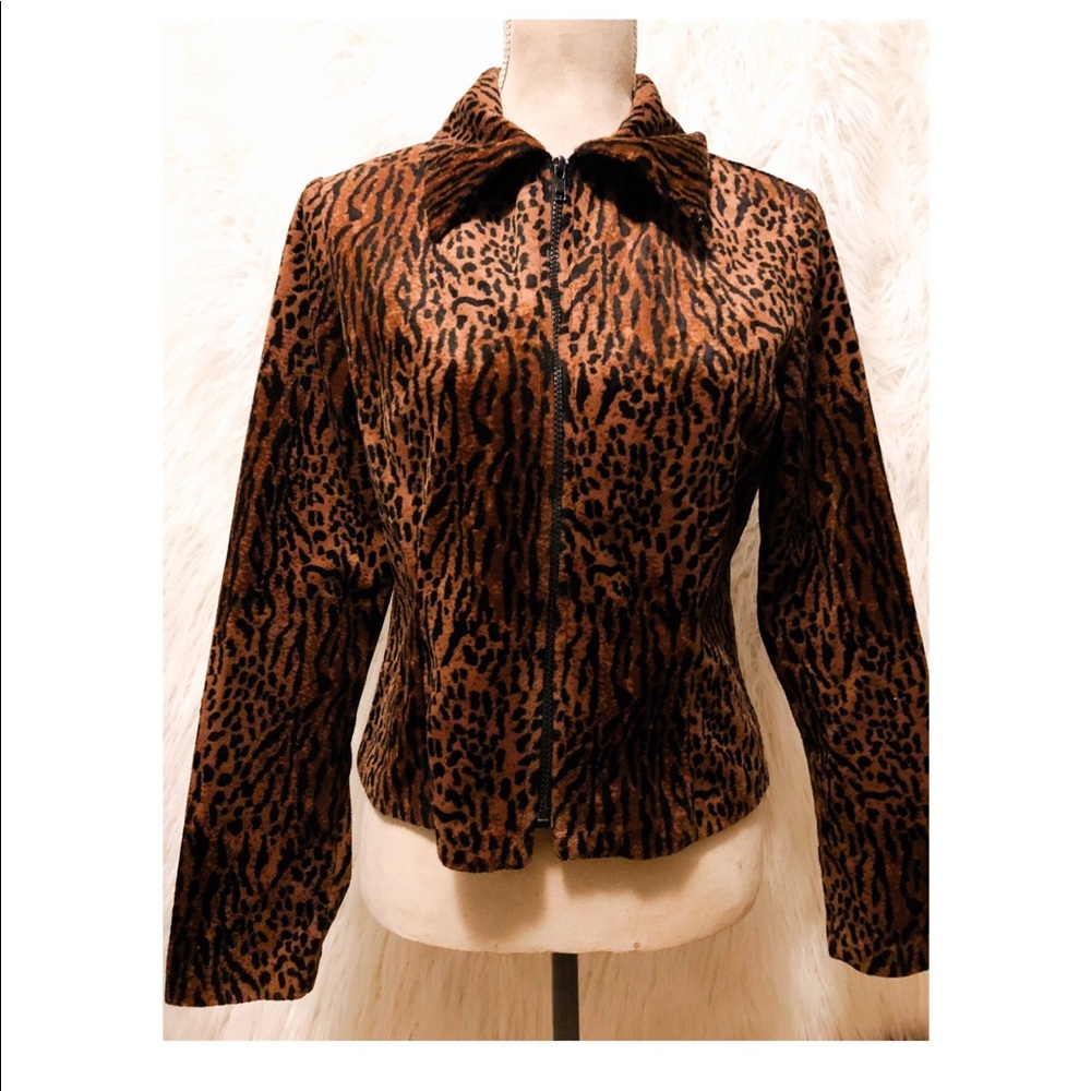 Vintage 1980s -1990s Leopard Jacket